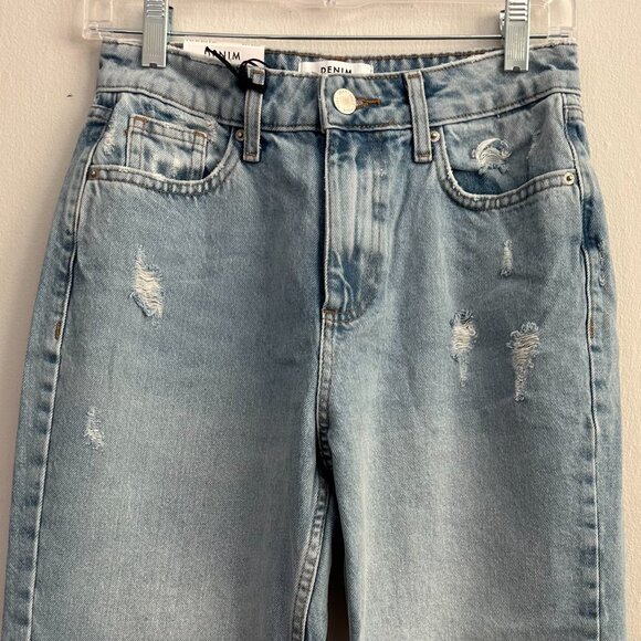 Miss Selfridge Blue Mom Jeans (NWT, W26 Petite) - Picture 1 of 10